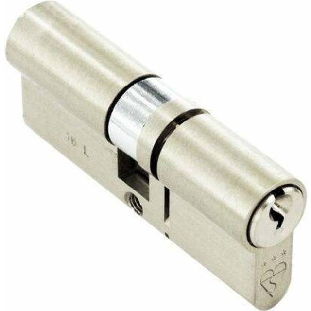 Smiths Locks 3* Star Euro Cylinder Nickel 40x50