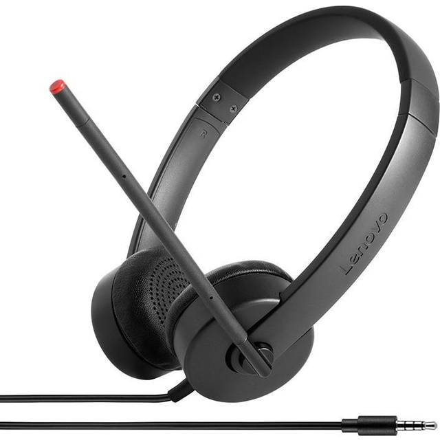 Lenovo Stereo Analog Head-band 3.5 mm Connector Headset Black