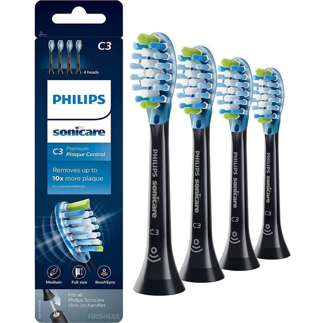 Philips Premium Plaque Defence borsthuvud HX9044/33 (svart)
