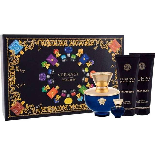 Versace Dylan Blue Pour Femme Eau De Parfum Shower Gel Body Lotion GiftSet 100ml