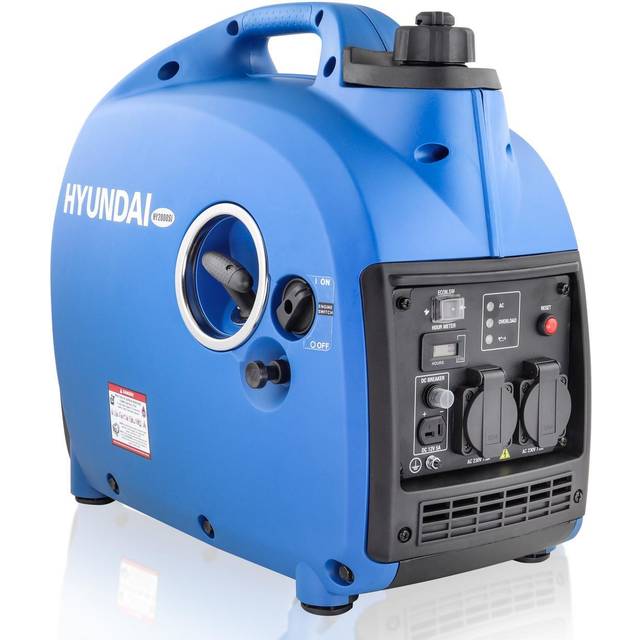 Hyundai Portable Suitcase Style Inverter Generator HY2000SI 2000W Low