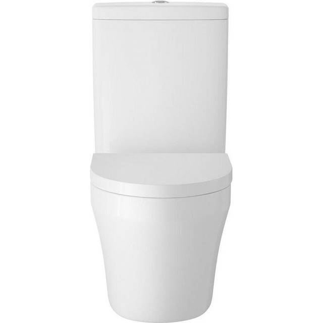 Hudson Reed Luna Flush-to-Wall Toilet with Cistern - Soft Close Seat