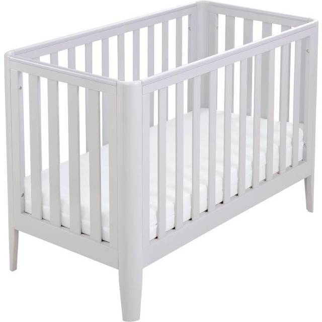 Babymore Iris Cot Bed White, White