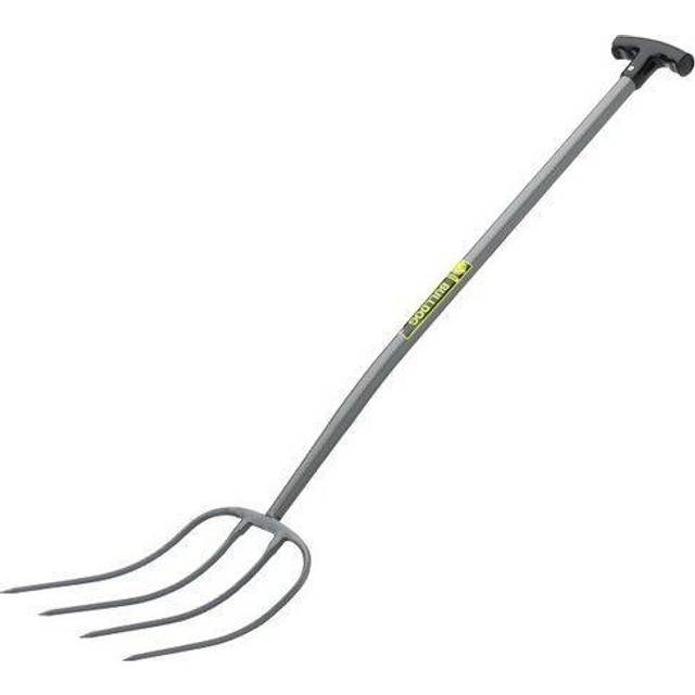 Bulldog BMFT Manure Fork 4 Prong Steel Shaft T Handle