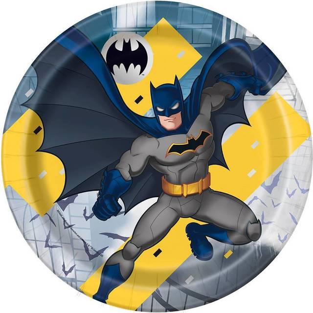 8PK 9IN BATMAN PLATES