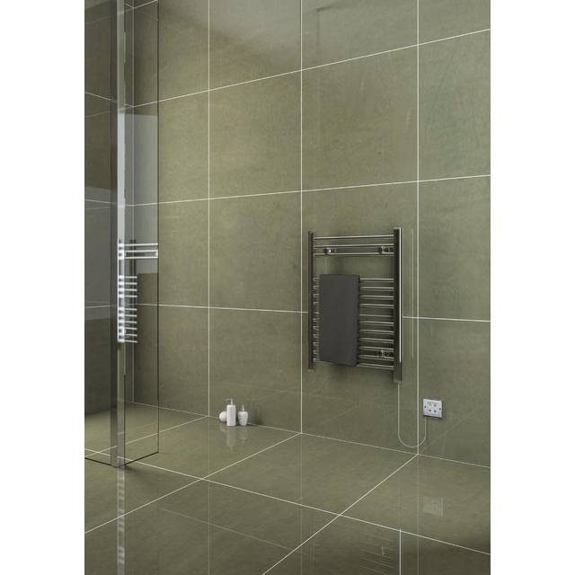 Eastbrook Biava Dry Element Electric Towel Rail - Chrome - Various Sizes - 700mm x 500mm