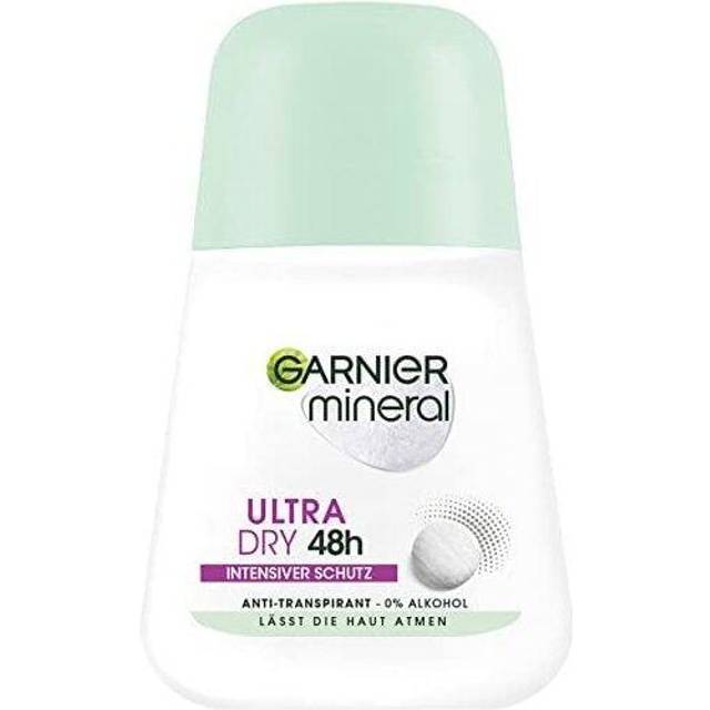 Garnier Anti-perspirant, intensivt skydd mot kroppslukt och armvätta, upp till 48 timmars effekt, mineral ultratorr, 1 x 50 ml