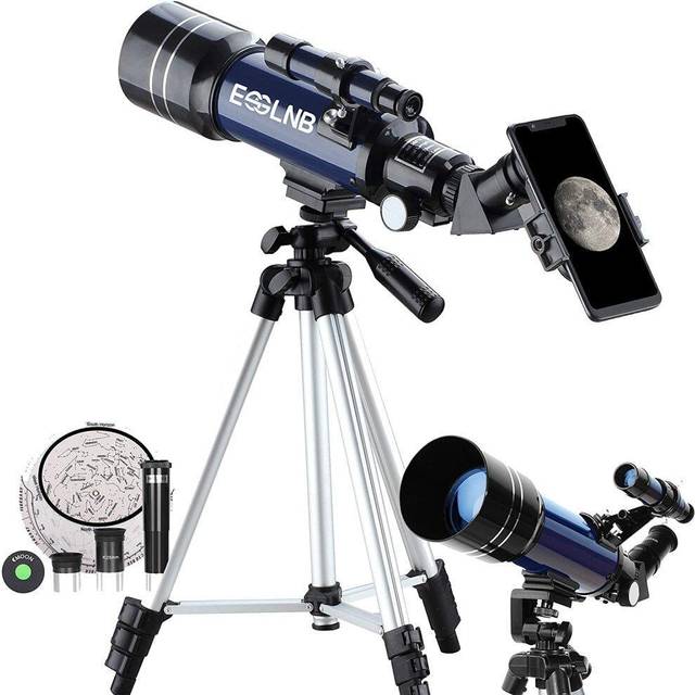 ESSLNB Telescopes 70mm Kids Telescopes for Astronomy with Tripod Optical Finder Scope Fully Coated Lens for Beginner Sky Gazers Teens