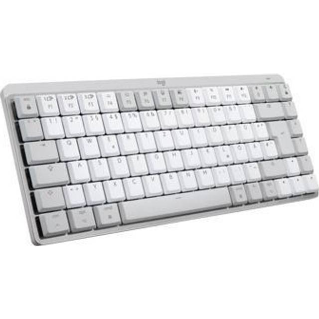 Logitech Det trådlösa tangentbordet MX Mechanical Mini for Mac in Ljusgrå, Deutsch (Qwertz)