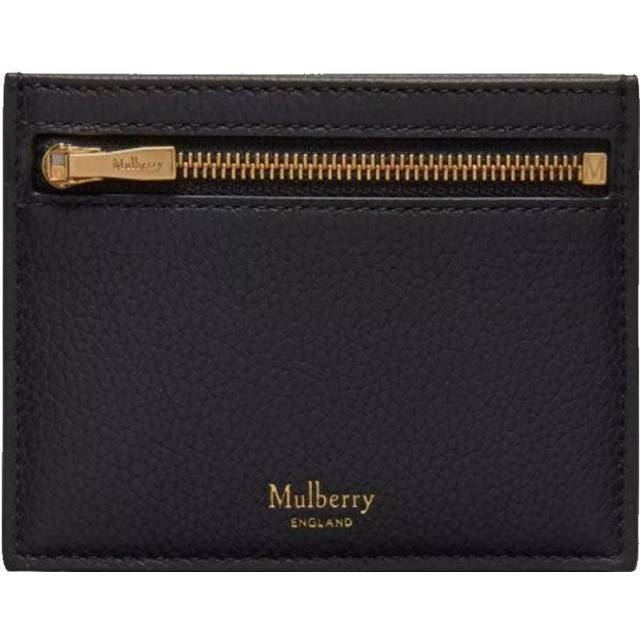 Mulberry Leather Card Holder - Black - One size
