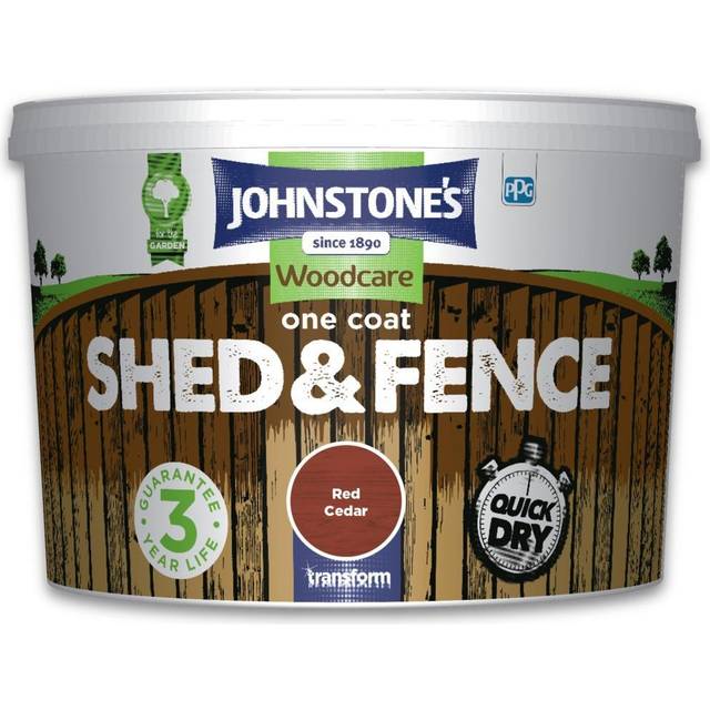 Johnstones One Coat Shed and Fence - Red Cedar, 9L