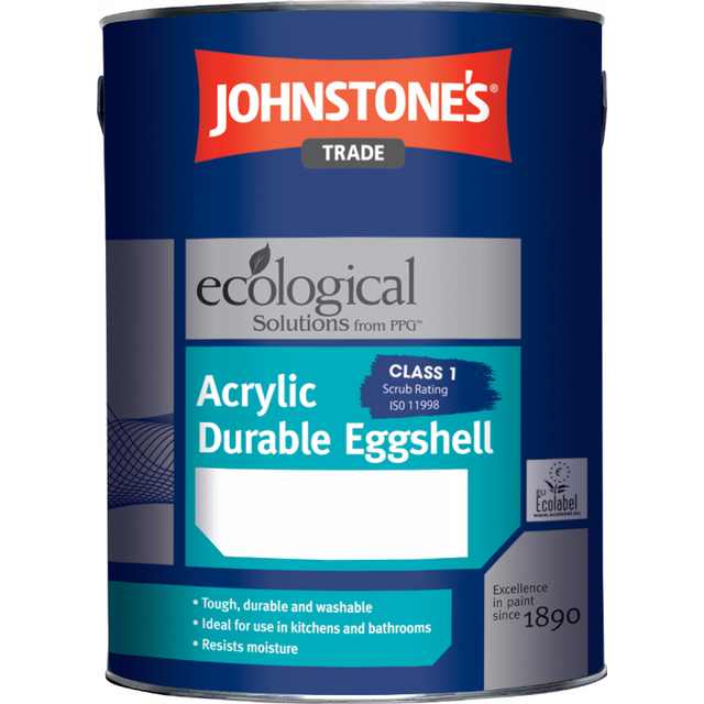 Johnstones Trade - Acrylic Durable Eggshell Magnolia (Ready Mixed) 5L