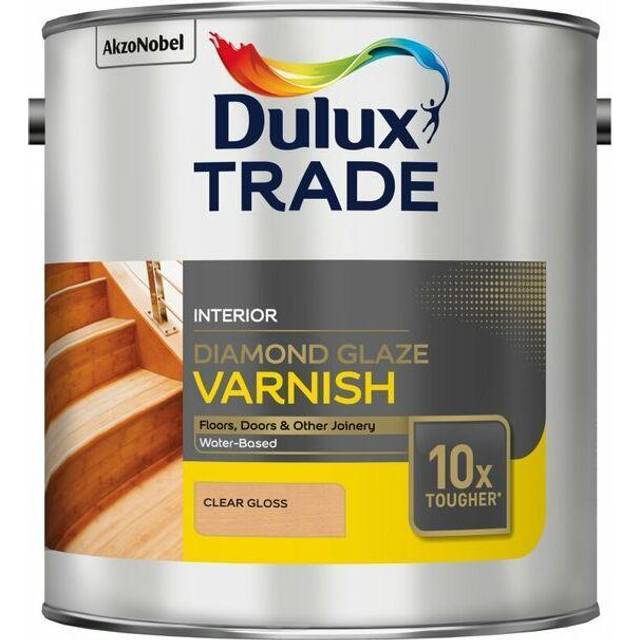 Dulux Trade Diamond Glaze Varnish Clear Gloss