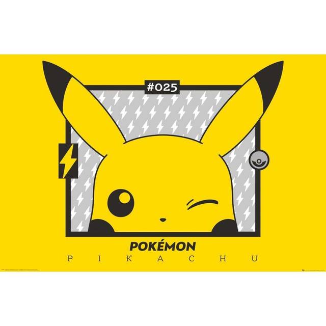 GB Eye Pokemon Pikachu Wink Maxi Poster 61x91.5cm