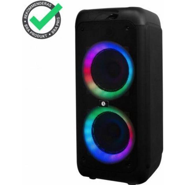 Arcsound HAZE G2 portabel partyhögtalare med Bluetooth & mikrofon
