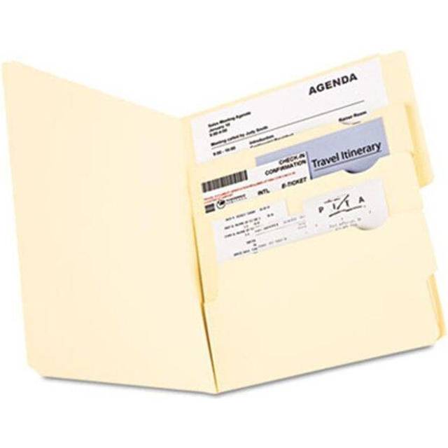 Esselte Pendaflex 10770 Divide it Up File Folder, 1/2 Cut, Letter, Manila