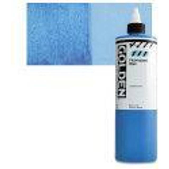 GOLDEN High Flow Acrylics  Fluorescent Blue  16 fl. oz. / 473 ml Bottle