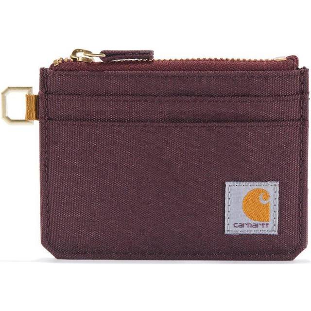 Carhartt Nylon Duck Zipper, wallet , color: Dark Red , size: One Size