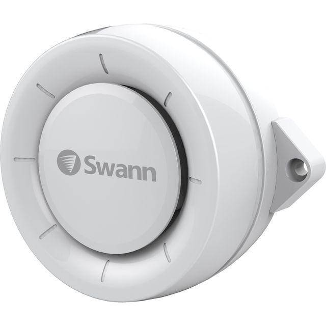 Swann indoor siren security alert kit pir motion window door sensor wi-fi white