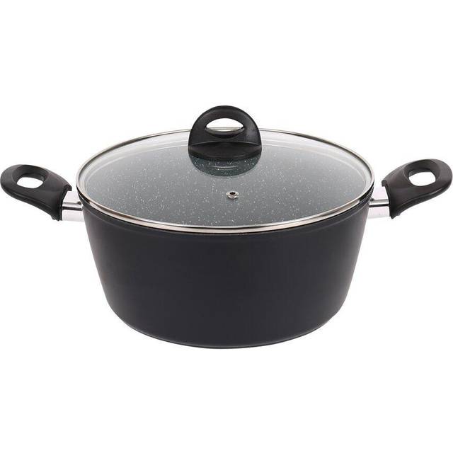 (26cm Casserole Pot) Forged Aluminium Cooking Pots Pans Frying Pan Set