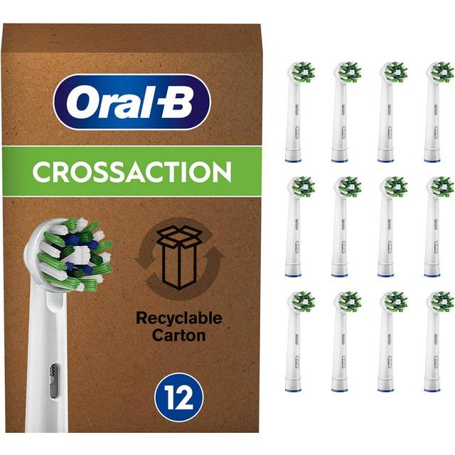 Oral-B Cross Action Borsthuvuden,  12-pack