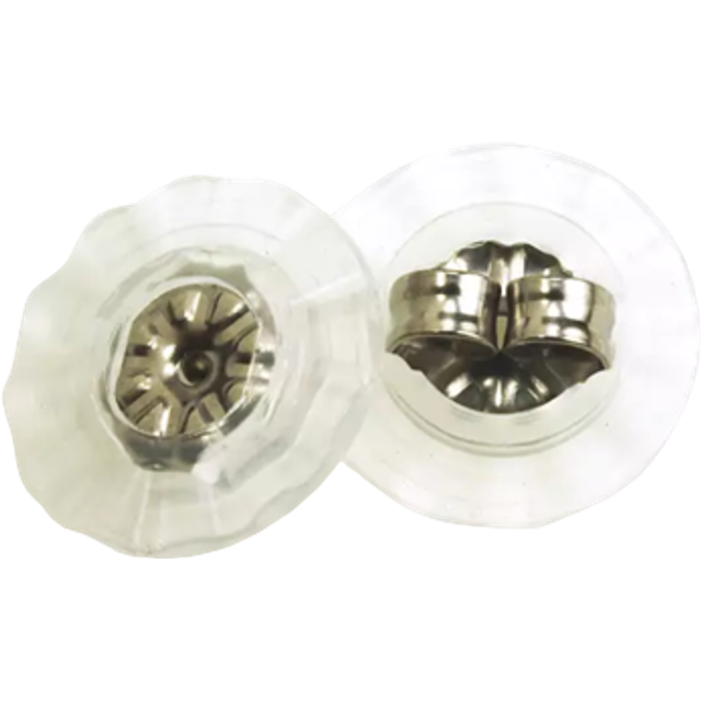 Blomdahl BM NT earring back with disc for titanium earrings 4 st
