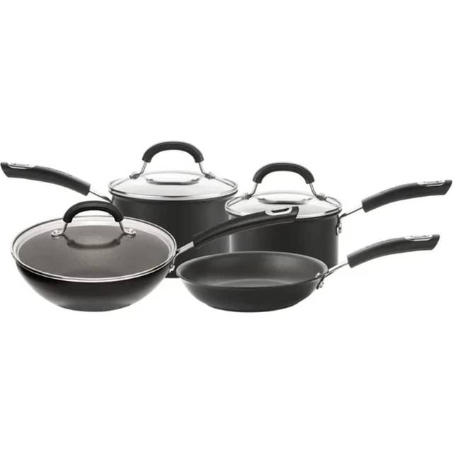 Total Non-Stick Induction Saucepan, Stir Fry & Skillet Starter Set - 4 Pieces