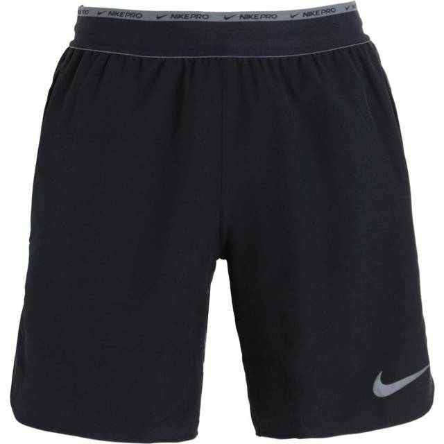 Nike Pro Löparshorts Dri-FIT Flex - Svart/Grå - ['Svart'] (Small)