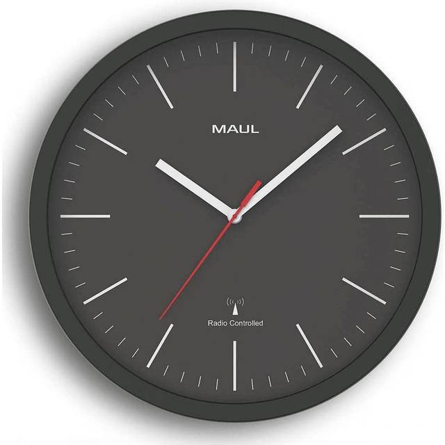 MAUL radio synchronised time keeping mechanism, radio synchronised time keeping mechanism, black