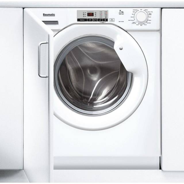 Baumatic BWI147D4E Integrated 7kg Washing Machine with 1400 rpm - White - D Rated