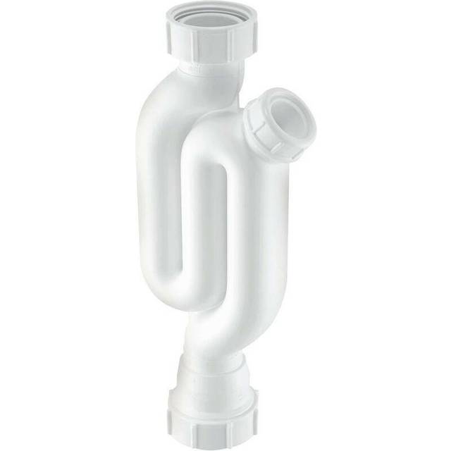 McAlpine Pedestal Trap 1 1/4" X10 in White Plastic