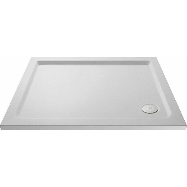 Hudson Reed Slip Resistant Rectangular Shower Tray 1100 x 700mm - White, White