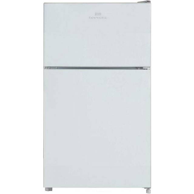 Under Counter Fridge Freezer In White, 86L Freestanding - New World NW50UCFF