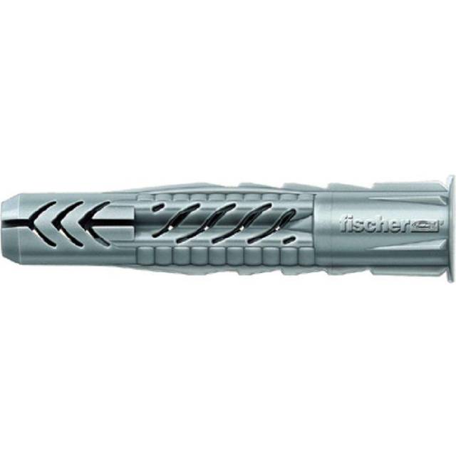 Fischer Nylon UX-R Universal Plug with Rim 10mm (50 Pack) in Grey