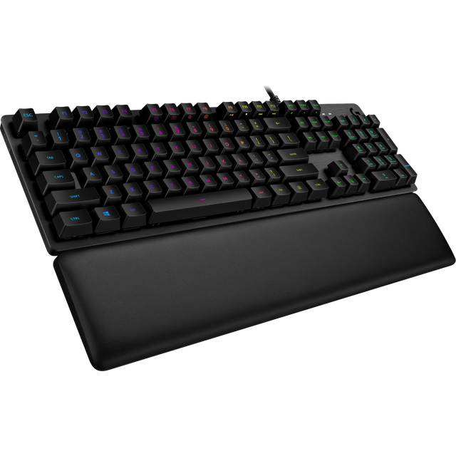 Logitech G513 – Mekaniskt, bakgrundsupplyst speltangentbord in Karbon, Suisse/Schweizer (Qwertz)