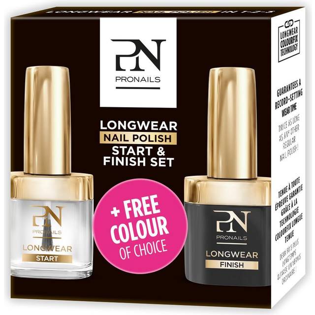 Pronails LongWear Neglelak Start & Finish sæt 10ml