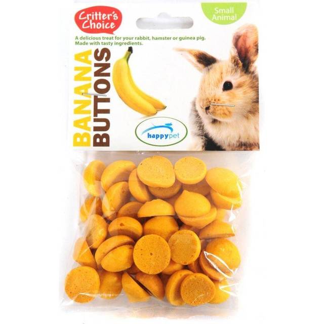 Critter's Choice Small Animal Treats Banana Buttons 40g