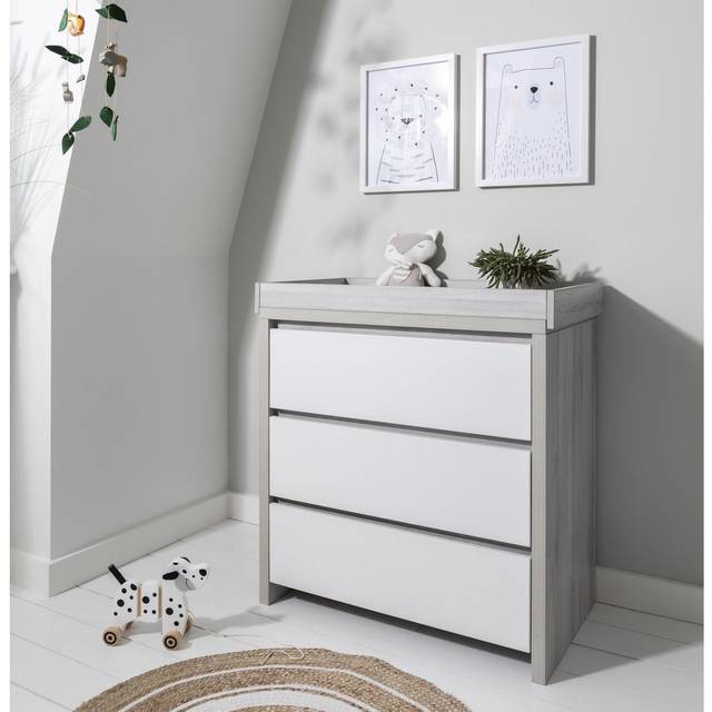 Tutti Bambini Modena Changing Unit Grey Ash/White, White