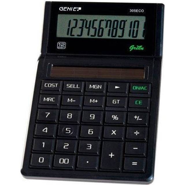 Valuex 305 ECO 12 Digit Desktop Calculator Black