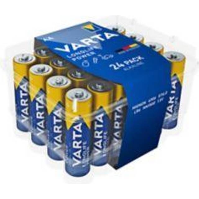 Varta Longlife Power AA Battery Pack of 24 04906121124 VR80761