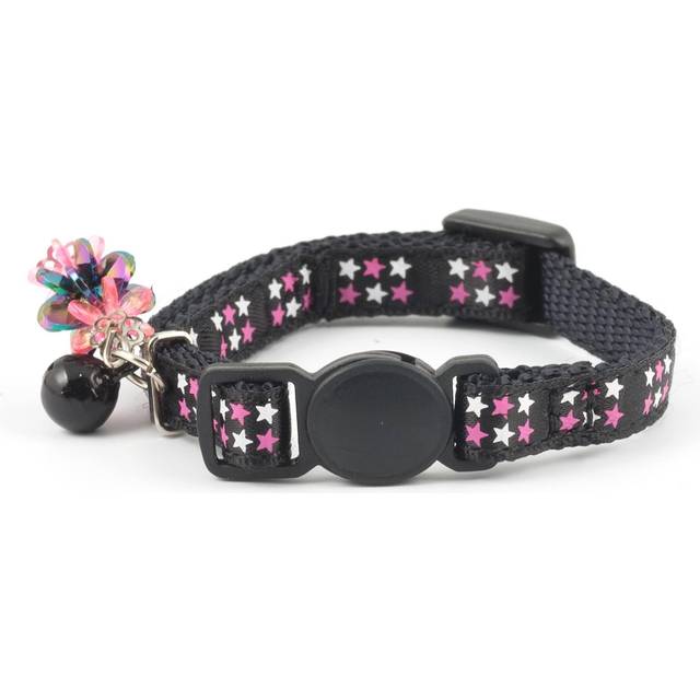 Ancol Kitten & Small Cat Collar Stars Black