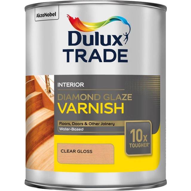 Dulux Trade Diamond Glaze Varnish Clear Gloss