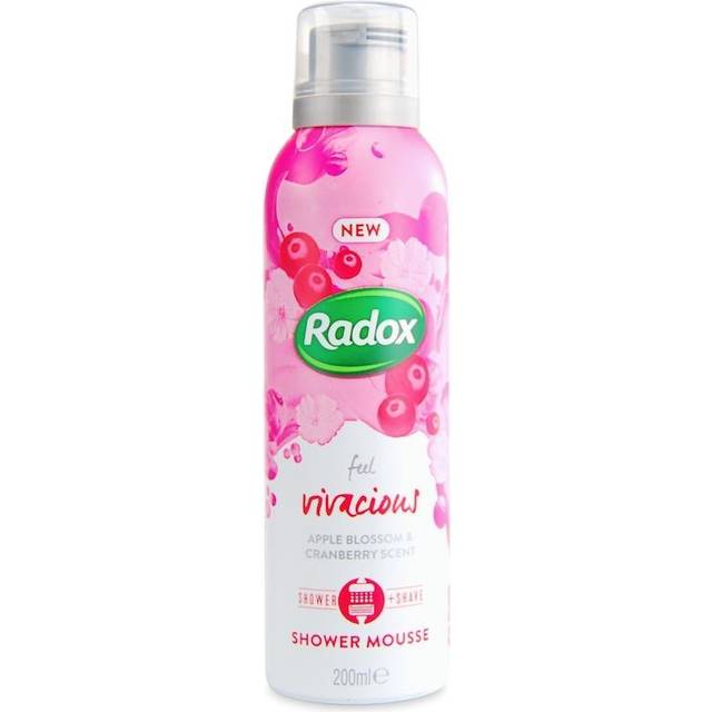 Radox Feel Vivacious Apple Blossom & Cranberry Shower Mousse 200ml