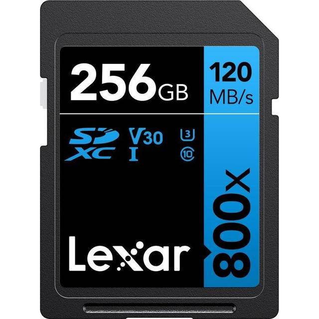 Lexar High-Performance 800x SDXC UHS-I Card 256GB