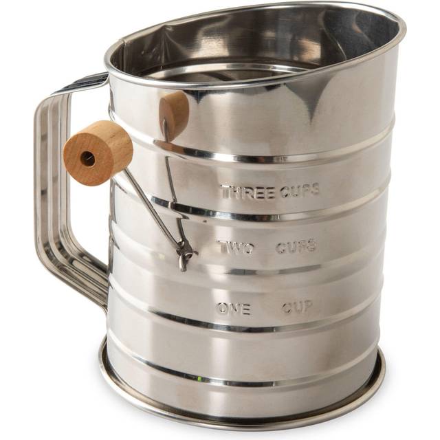 Nordic Ware Flour sifter with wooden handle Stainless steel