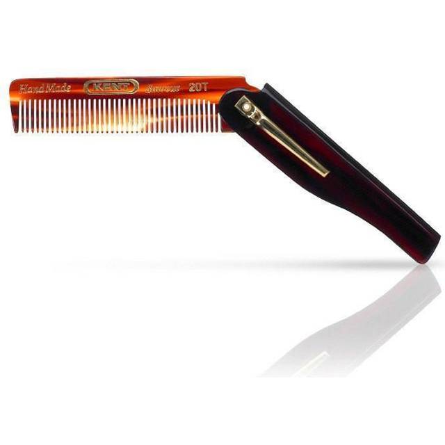 Kent Brushes Handmade Folding Pocket Comb Fine