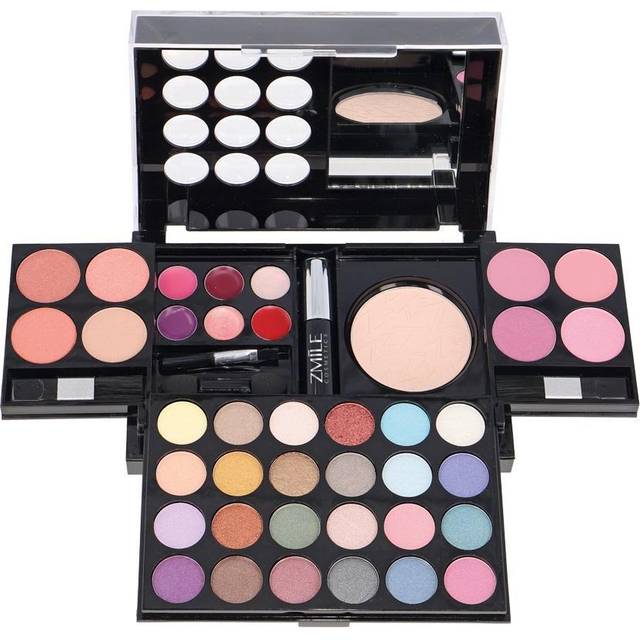 ZMILE COSMETICS All You Need To Go Beauty Box Vegan Cosmetics with Mirror - Small Make-Up Set for On the Go, for Traveling and as a Gift