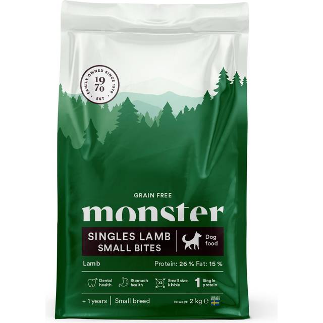 Single Lamb Small Bites hundfoder - 2 kg