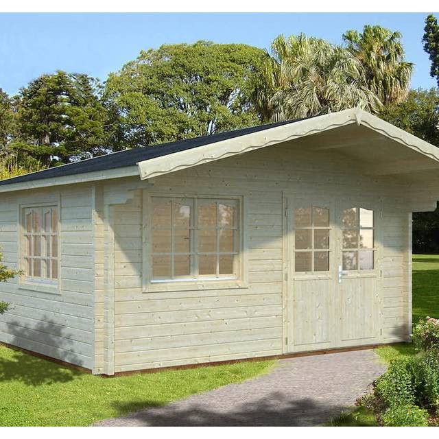 Palmako Helena 16,2 m2 (inv. 15,1 m2) (Byggnadsarea ) - Bygga själv paviljong för trädgården - Magasinet Bygg
