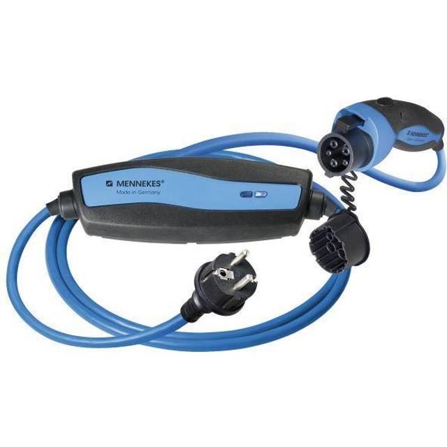Laddkabel eConnect 2,3 kW Mode 2 Schuko till Typ1, 10A, 8m DEFA